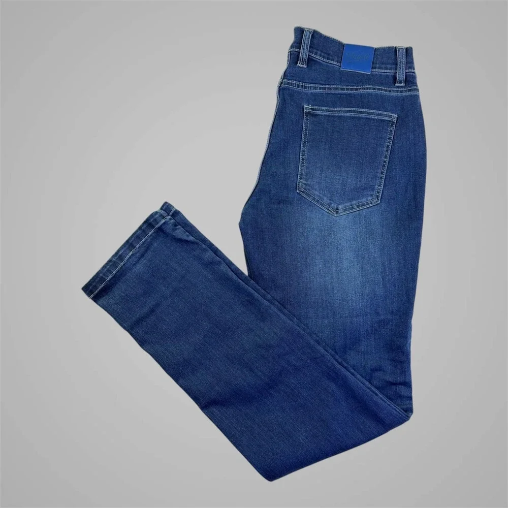 Mugsy Kinzies Dark Wash Stretch Denim Jeans Blue FLX4NKZ-34X34 Mens‎ 34x34